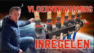 Inregelen vloerverwarming [upl. by Eisej]