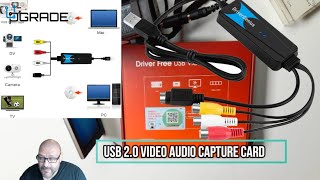 USB 20 Video Audio Capture Card [upl. by Einreb299]