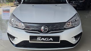 Proton Saga Premium MC2 Snow White  walkaround [upl. by Nedak690]