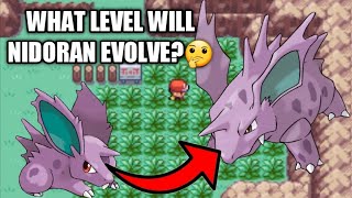 How to Evolve Nidoran to Nidorino on Pokemon LeafgreenFirered [upl. by Adnalram]