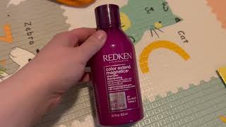 Redken Color Extend Magnetics Shampoo For ColorTreated Hair Quick Review [upl. by Adnawot]