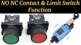 NO NC Contacts Push Button amp Limit Switch Function [upl. by Marcelle]