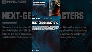 NHL 25 Whats new in NHL 25 NextGen Characters mmtonhl25 [upl. by Ityak662]