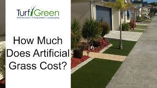 How Much Does Artificial Grass Cost  Turf Lawn Astroturf [upl. by Gauldin]