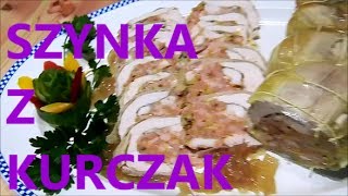 Szynka z kurczaka jak zrobić przepis filmy kulinarne [upl. by Aitam]