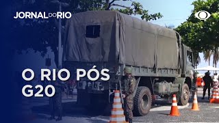 Como fica o Rio de Janeiro após a saída dos militares do G20 [upl. by Rasla]