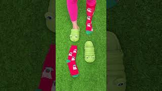 Worm slippers 🐛🐛 Dog socks 🐶🐶 love satisfying trending [upl. by Eiramyelhsa]