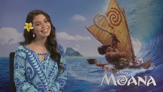 MOANA Aulii Cravalho not afraid of film being measured up against Frozen [upl. by Tildie334]