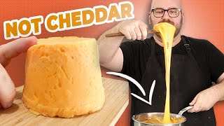 Make INCREDIBLY MELTABLE Vegan CHEDDAR SLICES at HOME [upl. by Sarette]