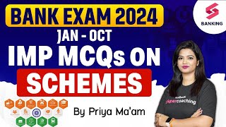 Current Affairs 2024 l JanOct Imp MCQs On Government Schemes l Complete Revision By Priya Maam [upl. by Caitrin]