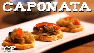 Caponata Antepasto de beringela CookFork [upl. by Skipton]