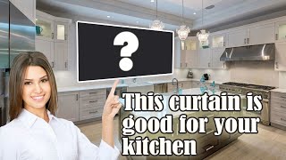 TOP 6 Kitchen Window Curtains For You  Curtains Interior Design Trends And Home Decor Ideas [upl. by Eilrahc921]