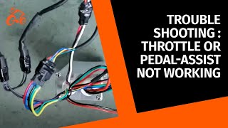 Trouble shooting Throttle or PedalAssist Not Working [upl. by Maryly]