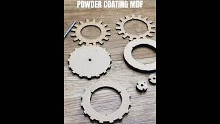 POWDER COATING MDF [upl. by Bishop]