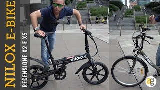 Recensione BICI ELETTRICHE NILOX X5 e X2 [upl. by Nnylimaj246]