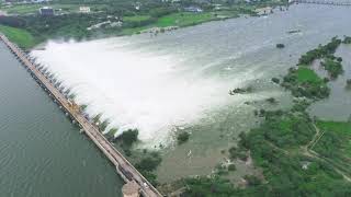 MANAIR DAM AERIAL VIEW  SMART CITY KARIMNAGAR  HONEY VLOGS  TOURIST SPOT IN TELANGANA  SCENARY [upl. by Zenia]