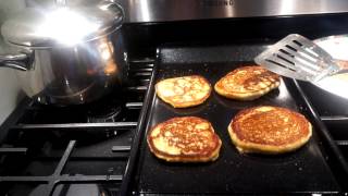 2 Ingredient Alkaline Vegan Ripe Plantain Pancakes [upl. by Ober]