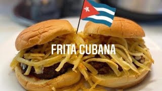 Cuban Frita Fritacubana Cubanfood [upl. by Inig148]