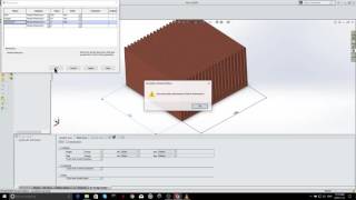 SOLIDWORKS Simulation Tutorial Thermal optimization of heat sink [upl. by Niarda]