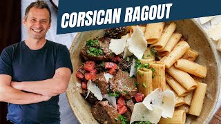 Taste of Corsica Mouthwatering Beef Ragout Recipe [upl. by Kcirad]