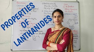 properties of lanthanidesclass12thNEETJEE MAINSFBLOCK ELEMENTS LECTURE XIphysicalampChemical [upl. by Viccora]