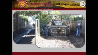 Roadbond EN 1® Stabilize Clay Subgrade Soil [upl. by Naie109]