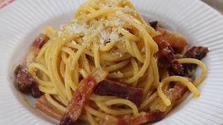 Spaghetti alla carbonara  tutti i segreti della ricetta originale [upl. by Ferne]