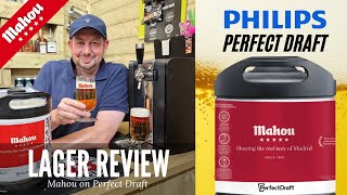 Mahou Lager Perfect Draft beer keg review [upl. by Stasny785]