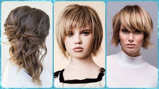 20 idee per taglio capelli caschetto scalato donna autunno 2018 [upl. by Aicylla]