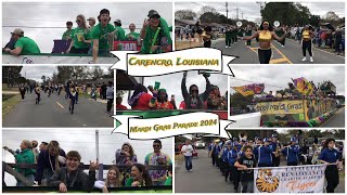 Carencro quot40th Annualquot Mardi Gras Parade 2024  Full Parade  Carencro Louisiana [upl. by Neelyahs]