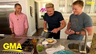 Gordon Ramsays perfect scrambled eggs tutorial  GMA Digital [upl. by Dagny]