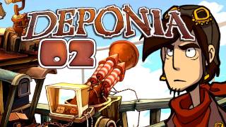 Lets Play Deponia 002 Deutsch HD  Supermodernes SpaceShuttle [upl. by Retloc121]