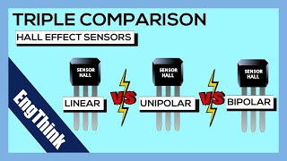 HALL EFFECT SENSOR Comparison LINEAR vs UNIPOLAR vs BIPOLAR Models [upl. by Nicolis]