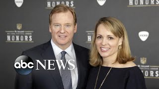 NFL commissioners wife defended him with Twitter account [upl. by Nodnrb]