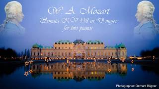 WA Mozart  Sonata K 448 in D major for 2 Pianos  in just intonation [upl. by Ylrebmyk250]