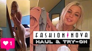 ASMR Fashion Nova Haul amp TryOn [upl. by Odnesor]