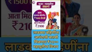 mukhyamantri Mazi Bahin Ladki Yojana Maharashtra 2024 Womens Will get 27400rs per year [upl. by Ralip]