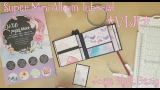 Deco Time Luxe Paper Block  UNICORNS ARE AWESOME  Super Mini Album  TUTORIAL 5 [upl. by Ferro]