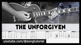 Metallica  The Unforgiven  TAB  Guitar Cover  Lesson [upl. by Madel]