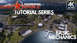 WORKERS amp RESOURCES SOVIET REPUBLIC  Tutorials  1  Basic Tutorial [upl. by Adnilym456]