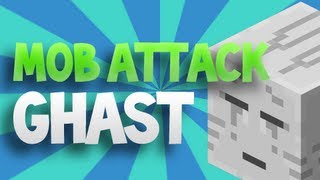 Minecraft Mob Attack  The Ghast [upl. by Yedoc]