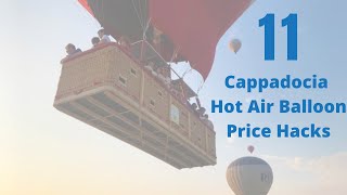 11 Cappadocia Hot Air Balloon Price Hacks [upl. by Ahders]