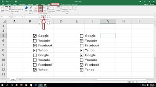 How to Add Check Boxes In MS Excel Sheet Easy [upl. by Annayk]