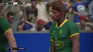 Rugby 25 South Africa Vs Argentina Gameplay [upl. by Kcaz]