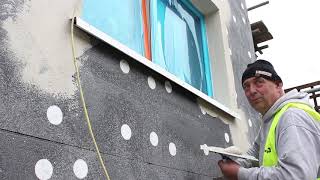 Application and installation of an external wall insulation system [upl. by Michel31]