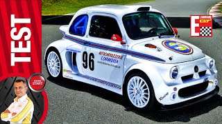 Fiat 500 Turbo Delta Maxi 235 CV  Tuning Test [upl. by Eilla707]