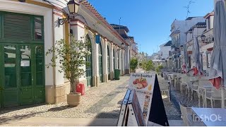 City in Portugal Vila Real de Santo António Short Walking Tour near the border of Spain [upl. by Major]