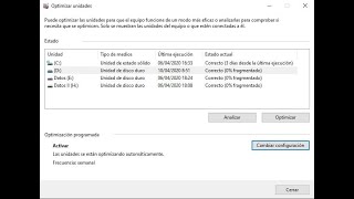 💪 Como OPTIMIZAR DESFRAGMENTAR tu DISCO DURO en WINDOWS 10  ACELERA tu PC Al MÁXIMO 100 [upl. by Dahle]