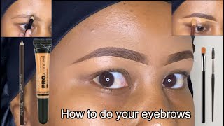 HOW TO EASILY DO YOUR EYEBROWS  STEP BY STEP EYEBROW TUTORIAL FOR BEGINNERS [upl. by Rosanna596]