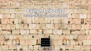 Evelyn Lebovitz [upl. by Fenella]